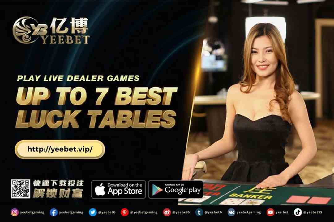 Trải nghiệm trò chơi đánh bài từ Yeebet Live Casino