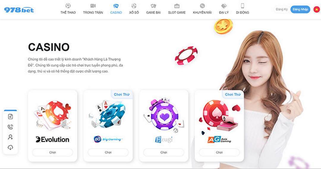 Những con game hấp dẫn nhất tại 978bet