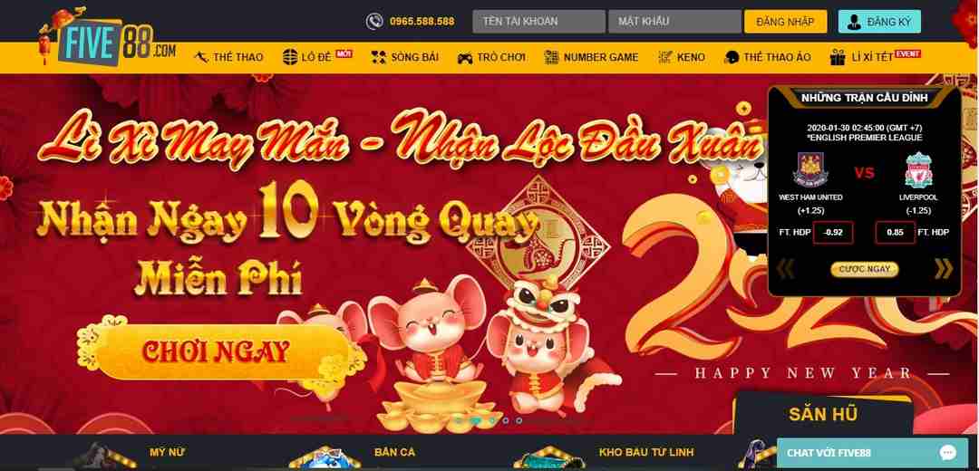 Cược slots Five88 với nội dung phong phú, phân cấp nhiều mức độ